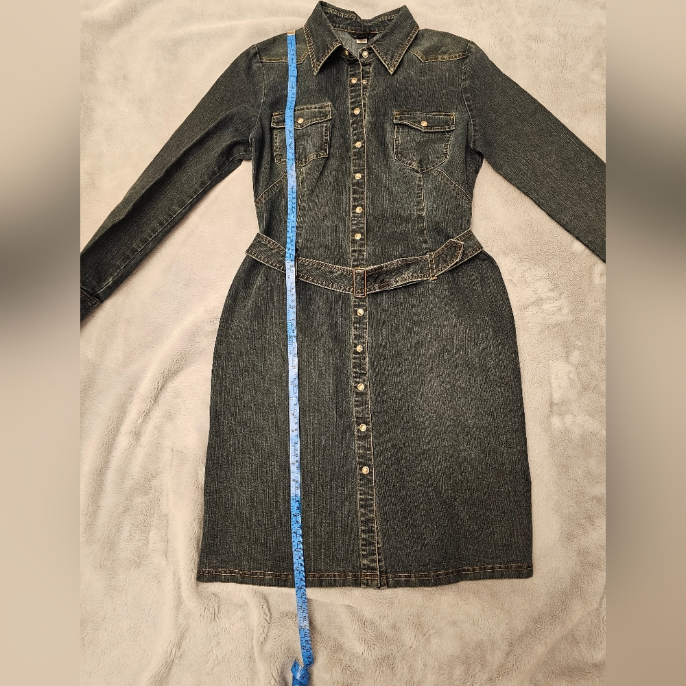Victoria’s Secret Vintage Denim dress size 12 By Moda International - Picture 7 of 8